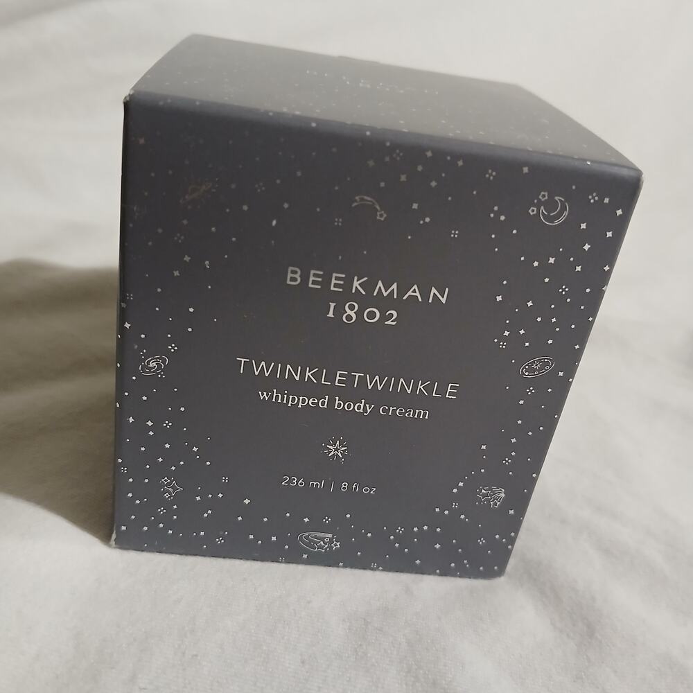 Beekman 1802 TWINKLE TWINKLE Whipped Body Cream 8oz NIB/SEALED